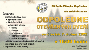 Odpoledne otevřených dveří